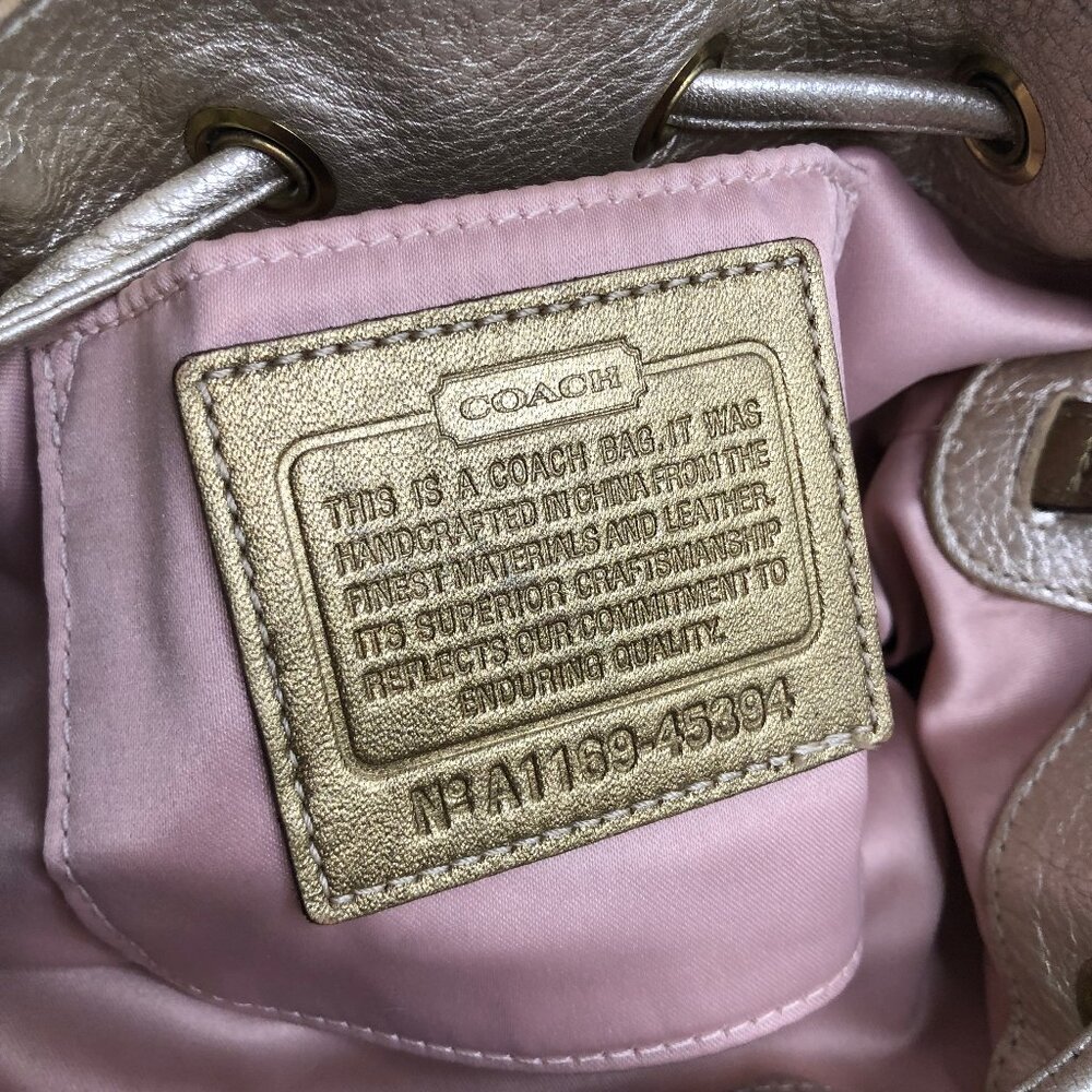 Coach Vintage Audrey Leather Drawstring Bucket Bag RARE - Picture 2 of 11
